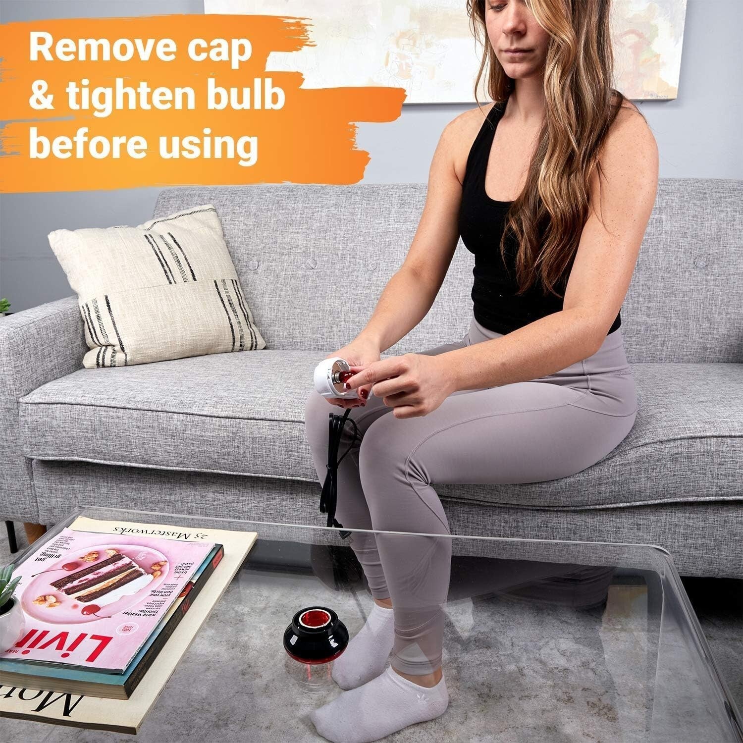 Versatile Infrared Heating Wand - Safe Red Light Therapy for Muscle Recovery