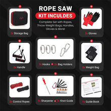 Load image into Gallery viewer, 48-Inch High Limb Rope Saw - Manual Chainsaw for Safe High Limb Cutting