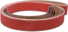 Load image into Gallery viewer, 6-Pack of Premium 60 Grit Ceramic Sanding Belts - 2 X 72 Inch for Metal Grinding