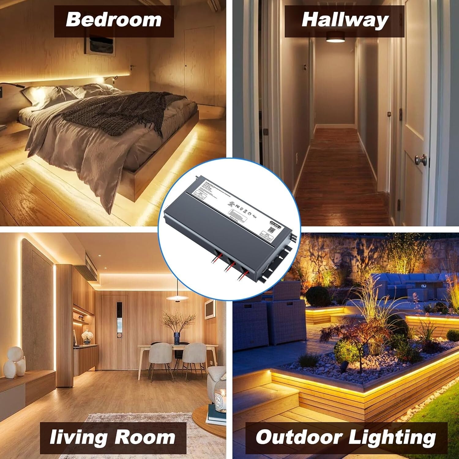 UL & FCC Certified 288W LED Power Supply Transformer for Safe Dimming Solutions