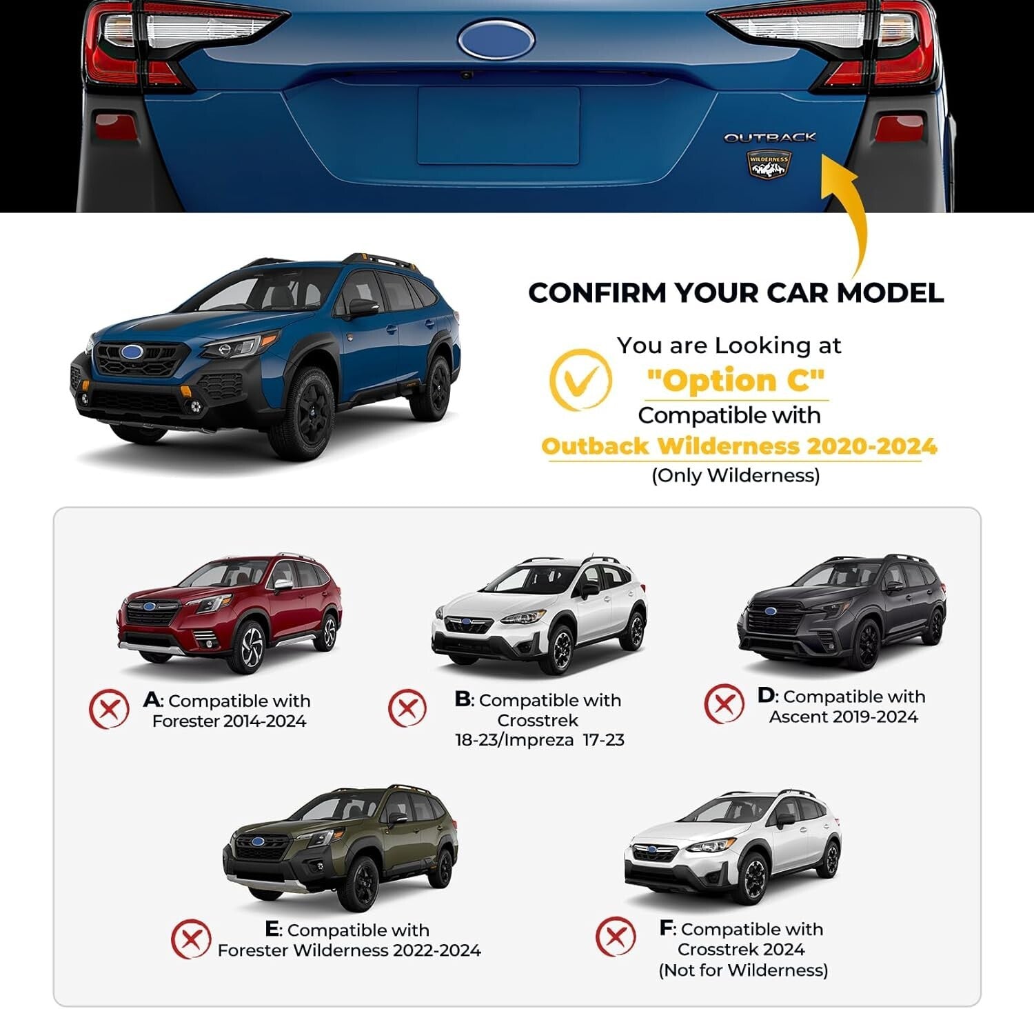 Secure Aluminum Roof Rack for Subaru Outback Wilderness – Maximize Cargo Space