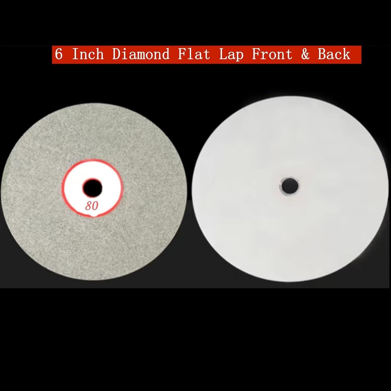 Diamond Flat Lap Disc Set (80-3000 Grit) for Jewelry Making & Glass Grinding