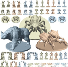 Load image into Gallery viewer, Mythical Creatures Mini Figure Set - 90 Unique RPG Characters for DND Adventures