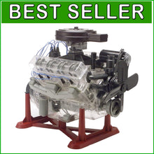 Load image into Gallery viewer, Large 29.13-Inch V-8 Engine Model Kit with Crank for Realistic Operation