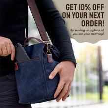 Load image into Gallery viewer, Stylish Waterproof Lunch Box with Shoulder Strap - Perfect for Work &amp; Picnics