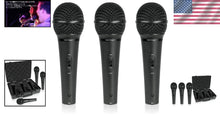 Load image into Gallery viewer, High-Performance Dynamic Microphones - 3-Pack for Vocal and Instrument Use