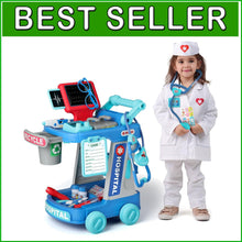 Load image into Gallery viewer, Safe &amp; Durable Doctor Cart Playset for Children Aged 2-5 - Fun Medical Adventure