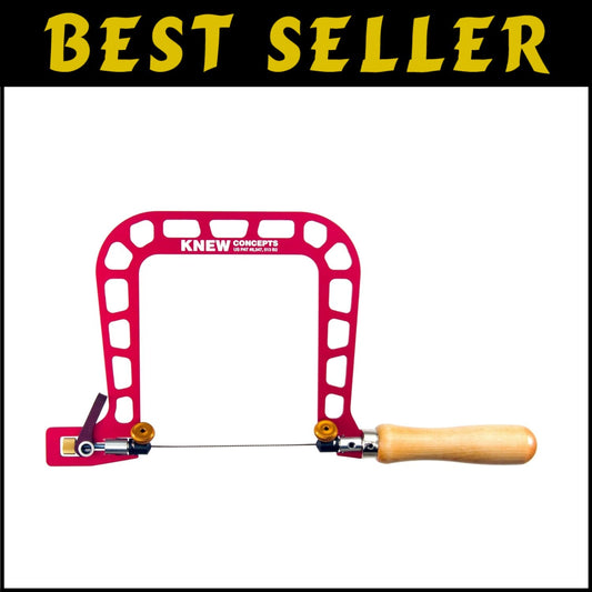 Innovative 5 in. Woodworker Fret Saw with Easy Blade Changes and Tensioning