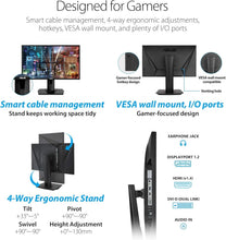 Load image into Gallery viewer, Eye Care Technology 24-Inch Gaming Monitor - 165Hz, 0.5ms for Ultimate Comfort