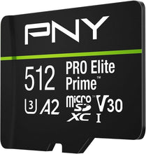 Load image into Gallery viewer, 512GB microSD Card - Magnet Proof, Waterproof, Shock Proof - 4K UHD Performance