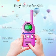 Load image into Gallery viewer, Lightweight Rechargeable Walkie Talkies for Kids - Ideal for Family Adventures