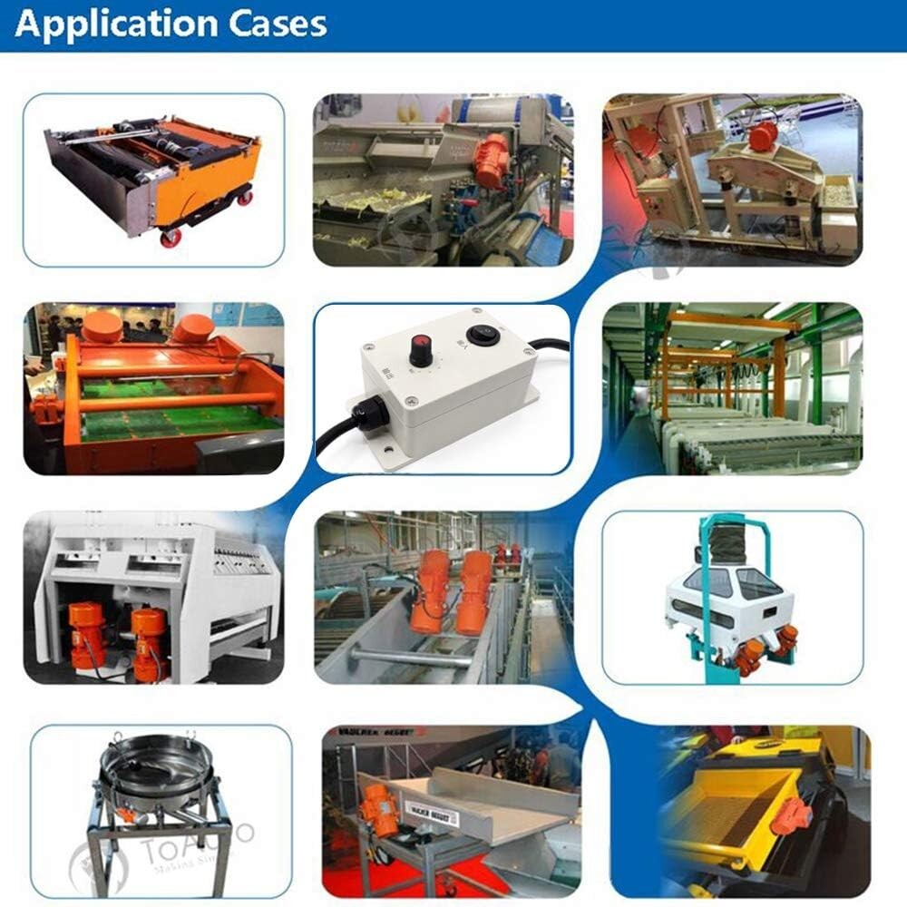 Adjustable AC Motor Speed Controller for Concrete Vibrators - Lightweight Design