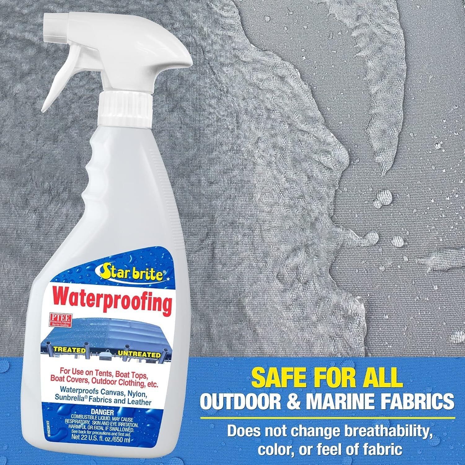 All-Purpose 22 Oz Waterproofing Liquid - Protects Fabrics from UV Rays