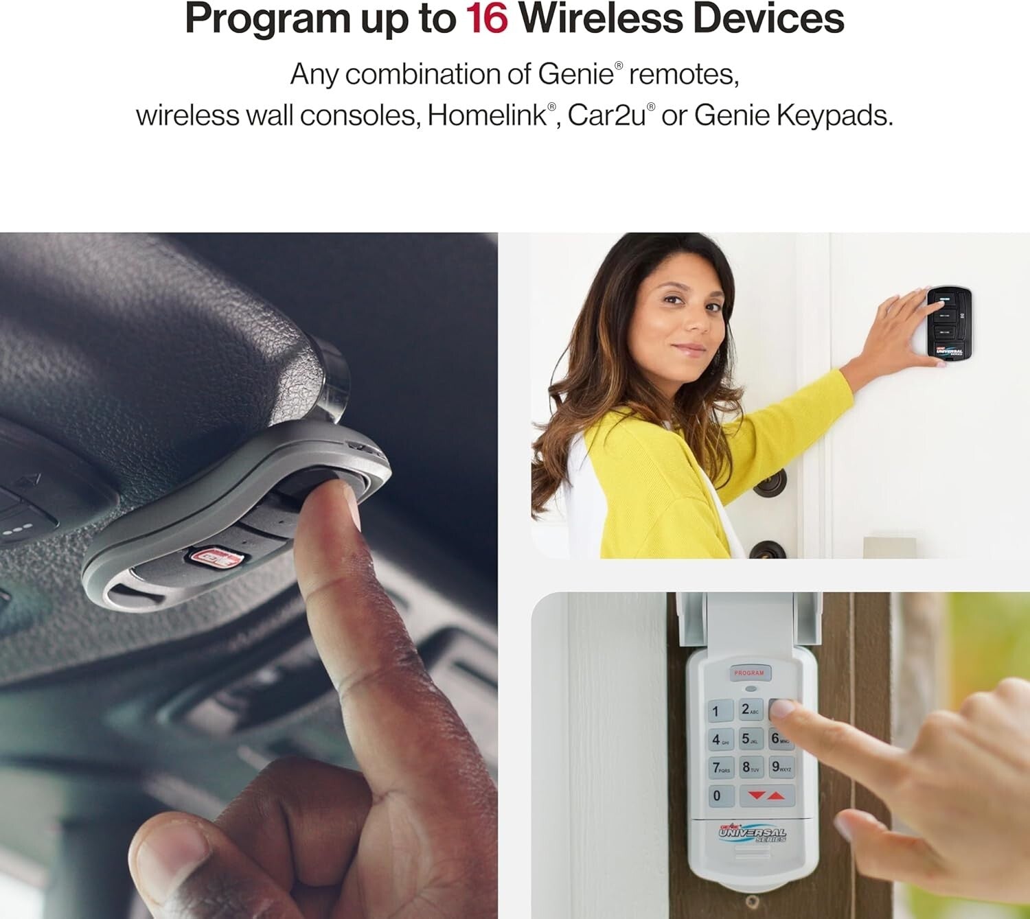 Reliable Chain Drive 750 Garage Door Opener - Quiet, Easy to Install & Secure