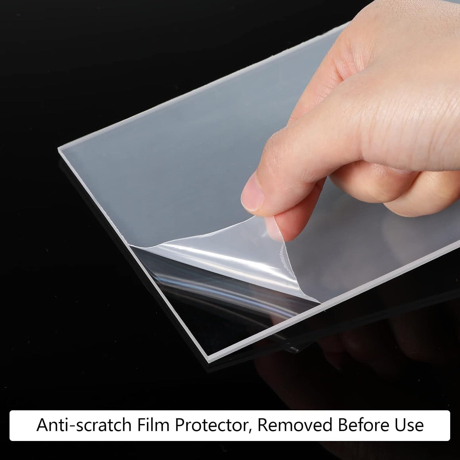 Durable 36-Piece Clear Acrylic Photo & Menu Holder - Effortless Display Solution