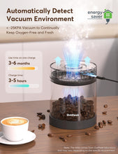 Load image into Gallery viewer, Compact Auto Vacuum Coffee Canister 0.5L - Preserve Freshness Effortlessly