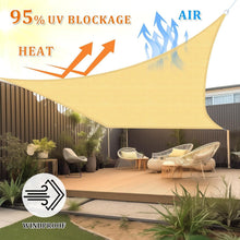Load image into Gallery viewer, High-Density UV Protection Rectangle Sun Shade Sail - Custom Sizes Available