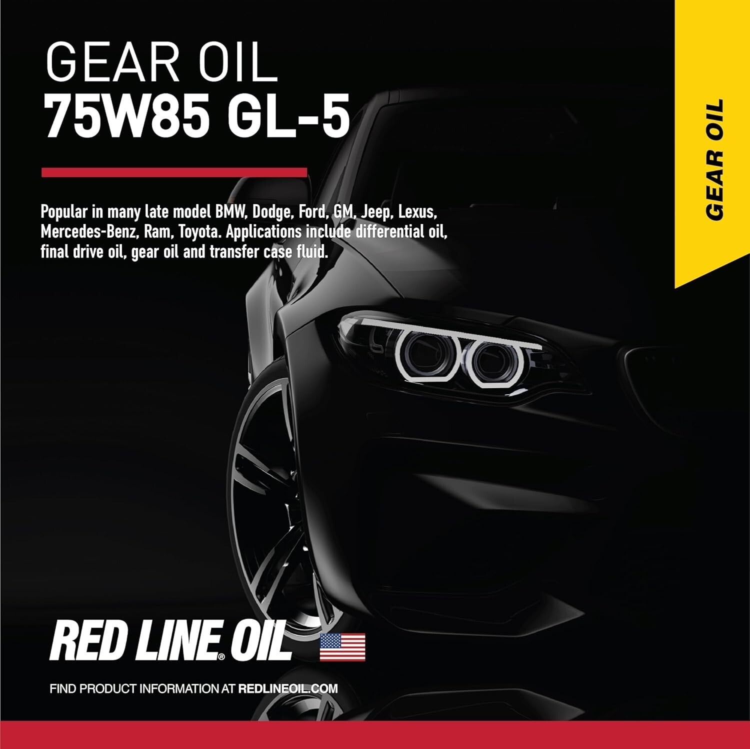 75W85 GL-5 Full Synthetic Gear Oil - 4 Quarts for Ultimate Drivetrain Protection