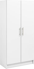 Load image into Gallery viewer, Elite 2-Door Tall Storage Cabinet with Adjustable Shelves for Home Organization