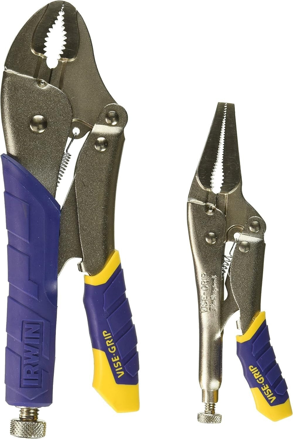 Fast-Release Locking Pliers Set - Ergonomic & Lightweight, 2-Piece Solution