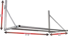 Load image into Gallery viewer, Wall-Mounted Folding Tire Storage Loft Rack, 300 lbs Capacity, 32-48'' Width