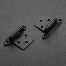 Load image into Gallery viewer, Premium 1/2" Overlay Cabinet Hinges - 60 Heavy-Duty Self-Closing Matte Black Set