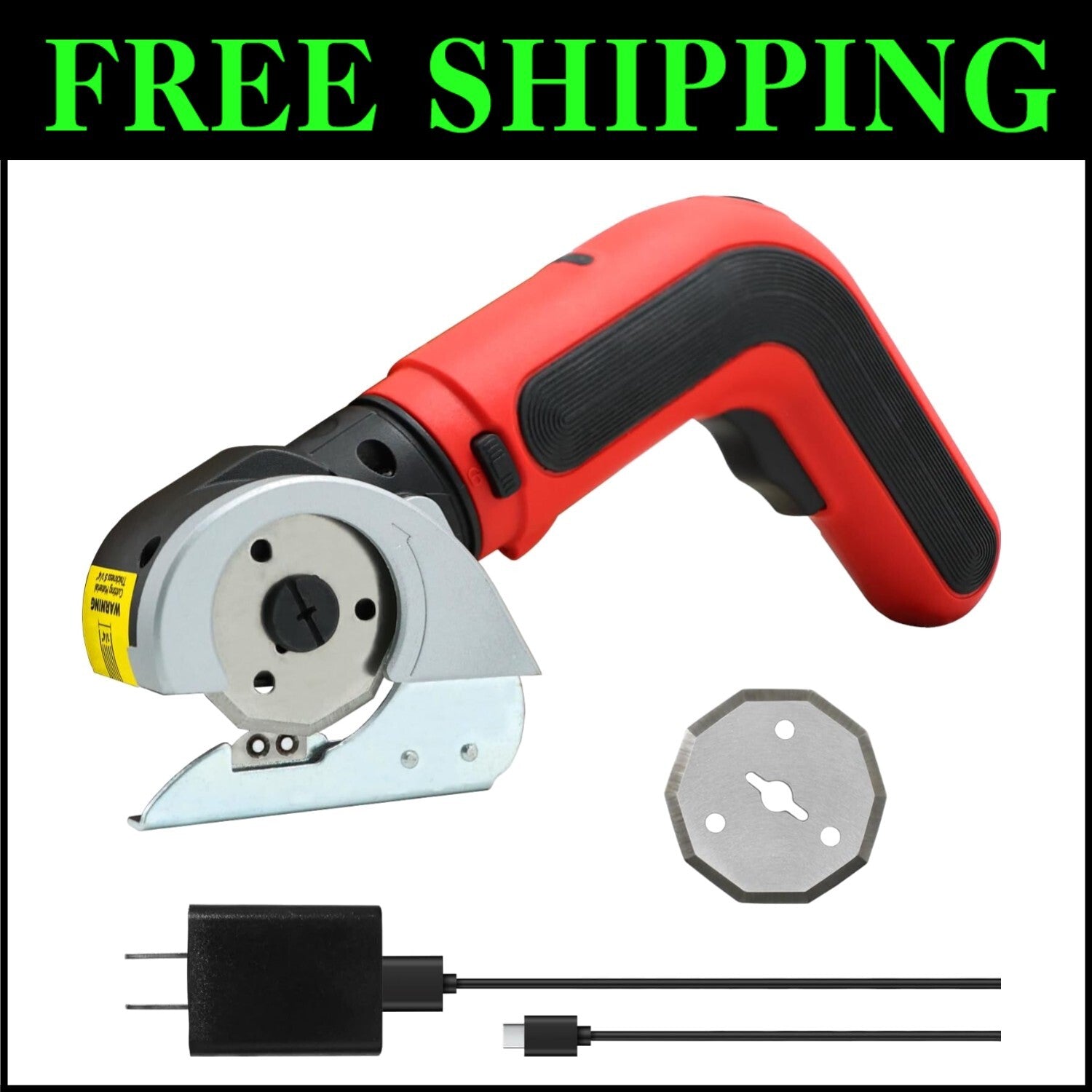 Versatile 4V Cordless Electric Scissors - Perfect for Fabric and Cardboard