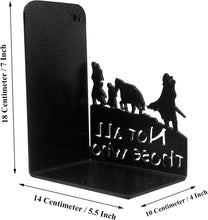 Load image into Gallery viewer, Unique Decorative Bookends in Sturdy Steel - Ideal for Home &amp; Office Decor