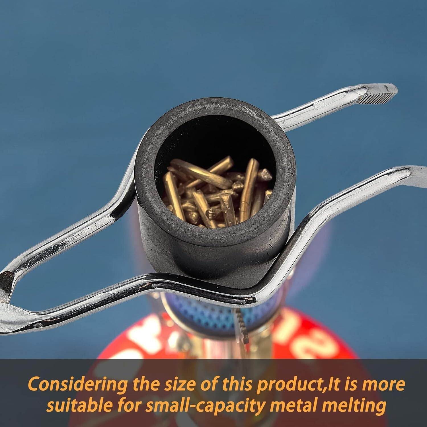 Durable 9-Piece Graphite Casting Set with Stir Rods and Moulds for Metalworking