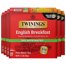 Load image into Gallery viewer, Traditional Decaf English Breakfast Tea - 50 Count | Trusted Since 1706
