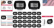Load image into Gallery viewer, Unisex Clip-on Pedometer - Large LCD Step Tracker Kit with 32 AG13 Batteries