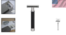 Load image into Gallery viewer, Barbershop Quality Double Edge Razor with Classic Open Comb for Everyday Use