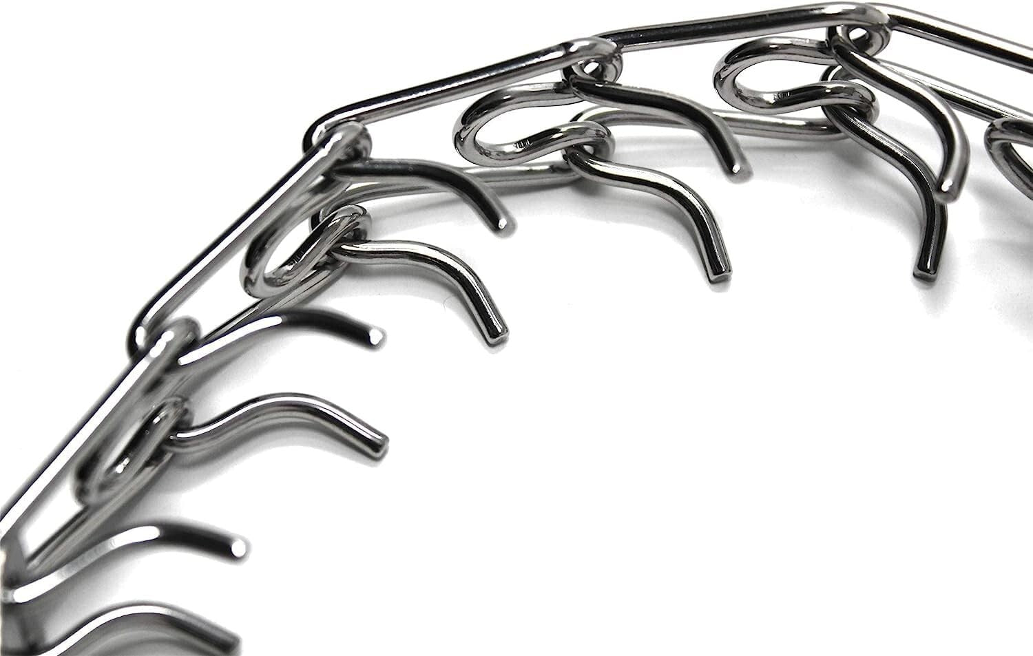 Adjustable Stainless Steel Pinch Collar with Swivel Attachment for Small Breeds