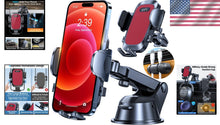 Load image into Gallery viewer, Ultimate Thick Case-Friendly Car Phone Holder – Military-Grade Sturdiness in Red