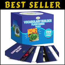 Load image into Gallery viewer, 300 Vocabulary Builder Flashcards for Speech Therapy, ESL, &amp; Autism Learning