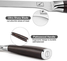 Load image into Gallery viewer, Ultra-Sharp 6.8-Inch Boning Knife - Professional-Grade German Steel &amp; Pakkawood