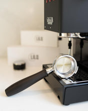 Load image into Gallery viewer, 58mm Stainless Steel Portafilter with Wooden Handle for Gaggia Espresso Machines