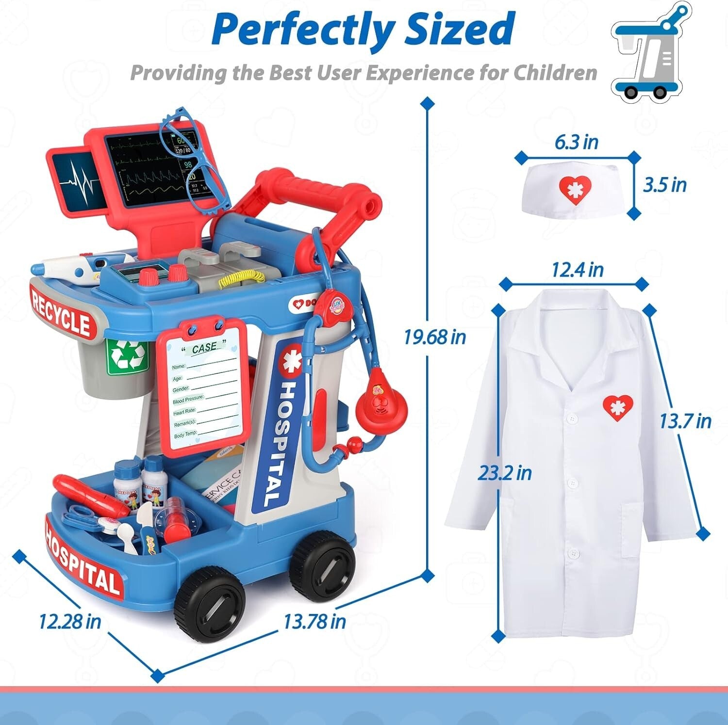 Durable & Safe Kids Doctor Playset: Perfect Gift for Young Imaginative Minds