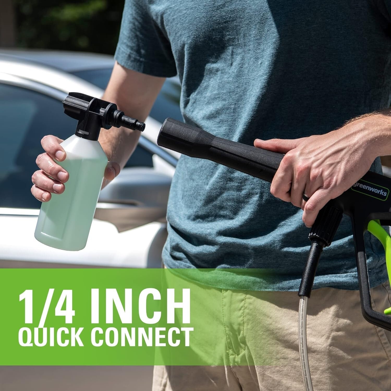 Lightweight 1800 PSI Electric Pressure Washer - 1.1 GPM with Quick Connect Tips