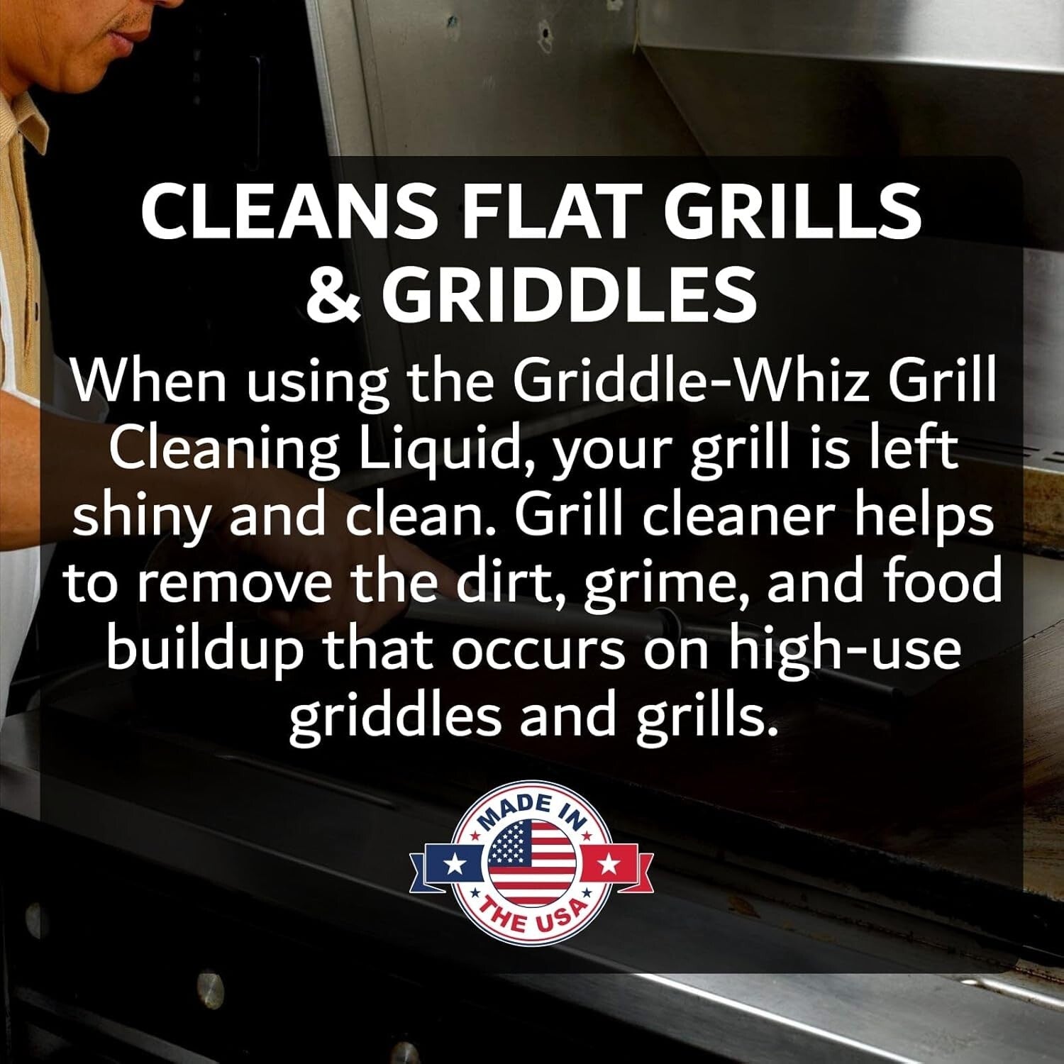 Fast-Acting Grill & Griddle Cleaner - Pack of 4 | Effortless Grease Removal