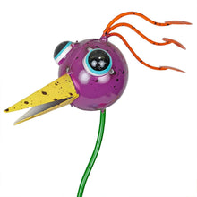 Load image into Gallery viewer, Vibrant 21" Metal Rainbow Bird Decor - Stunning Outdoor Garden Statue