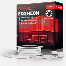 Load image into Gallery viewer, Weather Resistant 16.4FT LED Neon Rope Light - Connectable &amp; Dimmable Red Glow