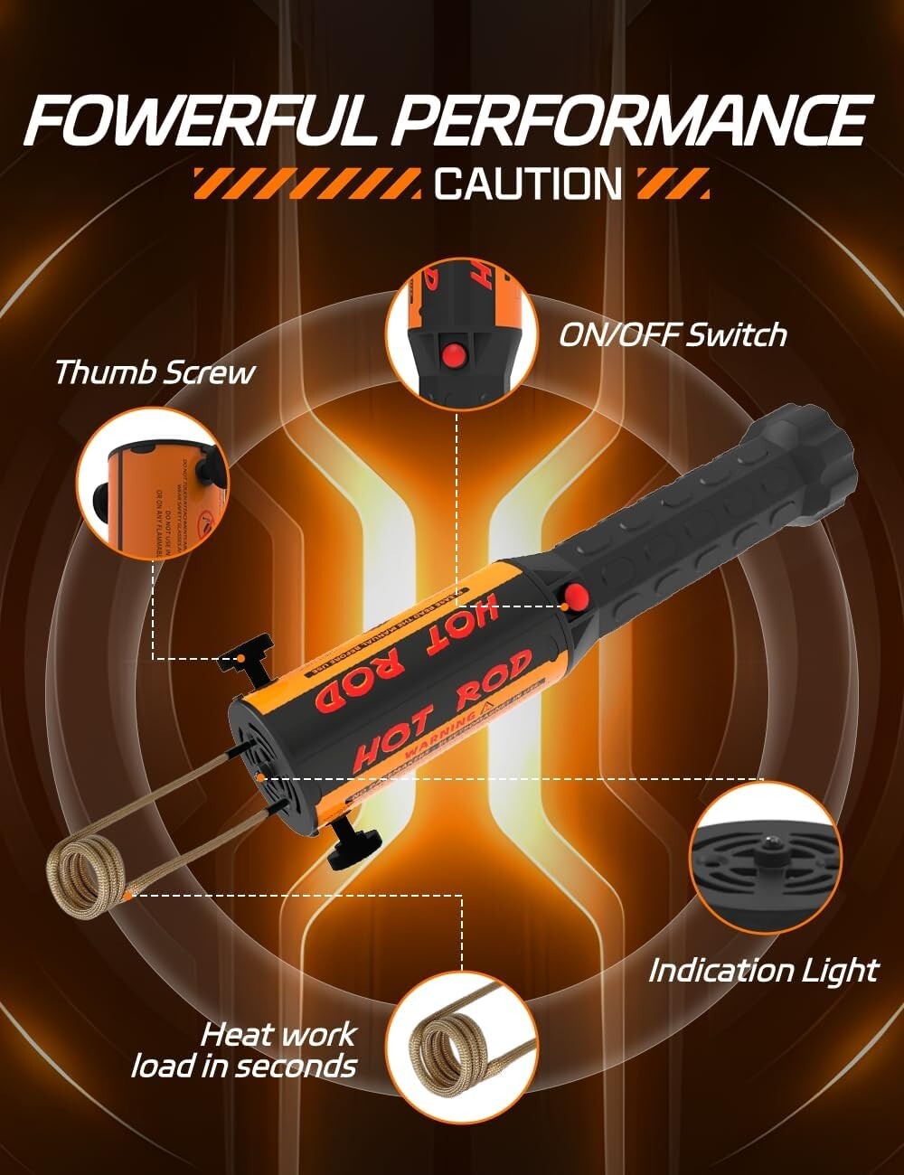 Efficient 110V Induction Heater Tool - Quick Rusty Nut Remover with 8 Coils