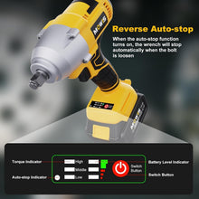 Load image into Gallery viewer, Versatile Electric Impact Wrench with LED Light and Tool Box - 1/2 inch Drive