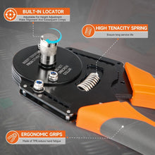 Load image into Gallery viewer, 4 Way Indent Hand-Powered Crimper with Adjustable Force &amp; Waterproof Connectors