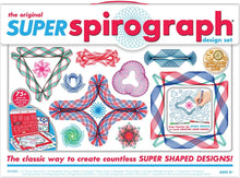 Load image into Gallery viewer, Deluxe 50th Anniversary Kids Art Set – Complete Spirograph Kit with Case &amp; Guide