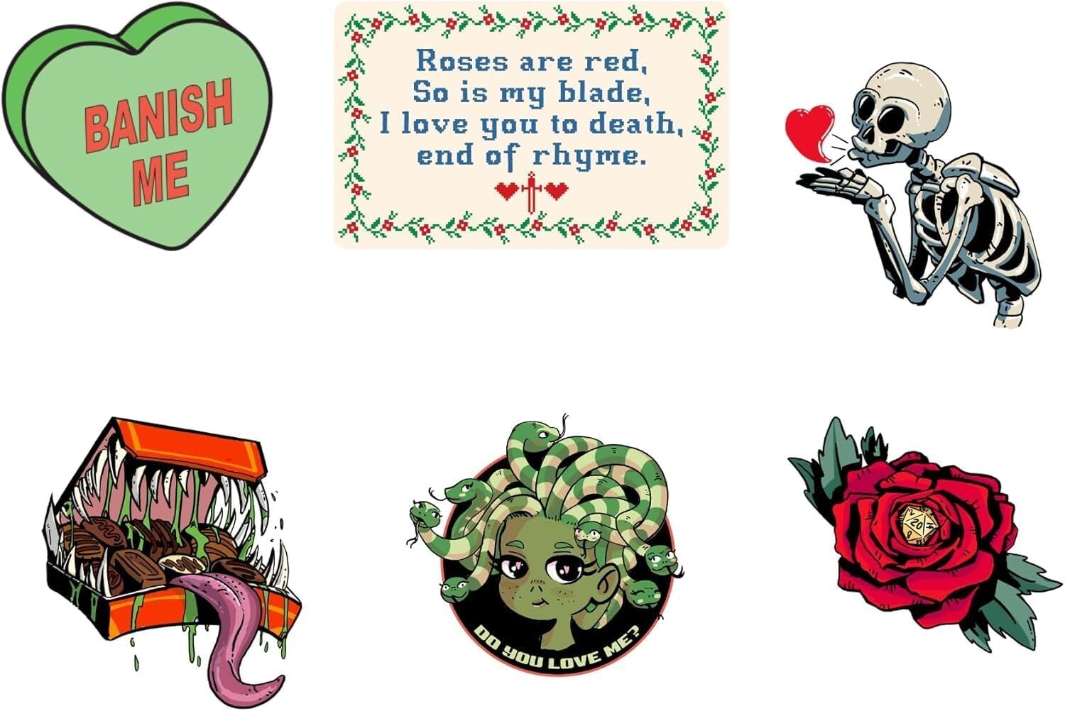 Enchanting Mystery Sweetheart Dice Set - 7 Polyhedral Designs for Game Nights