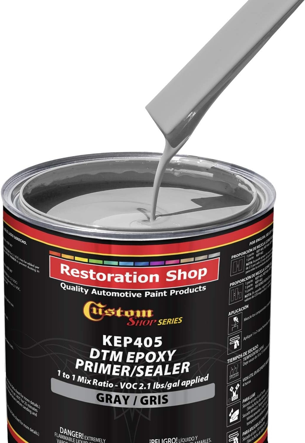 2.1 VOC Gray Epoxy Primer/Sealer - Superior Adhesion & Corrosion Resistance