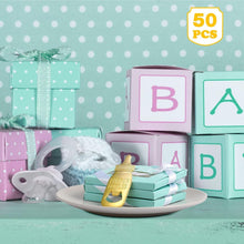 Load image into Gallery viewer, Stylish Zinc Alloy Baby Shower Favors - 50 Pcs Feeder-Shaped Bottle Openers