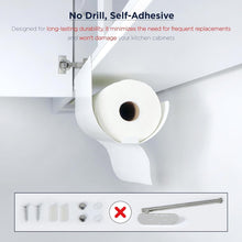Load image into Gallery viewer, Sleek Under Cabinet Paper Towel Holder - One-Handed &amp; Space-Saving Design
